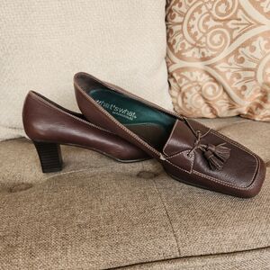 Aerosoles Leather Loafer With Tassel